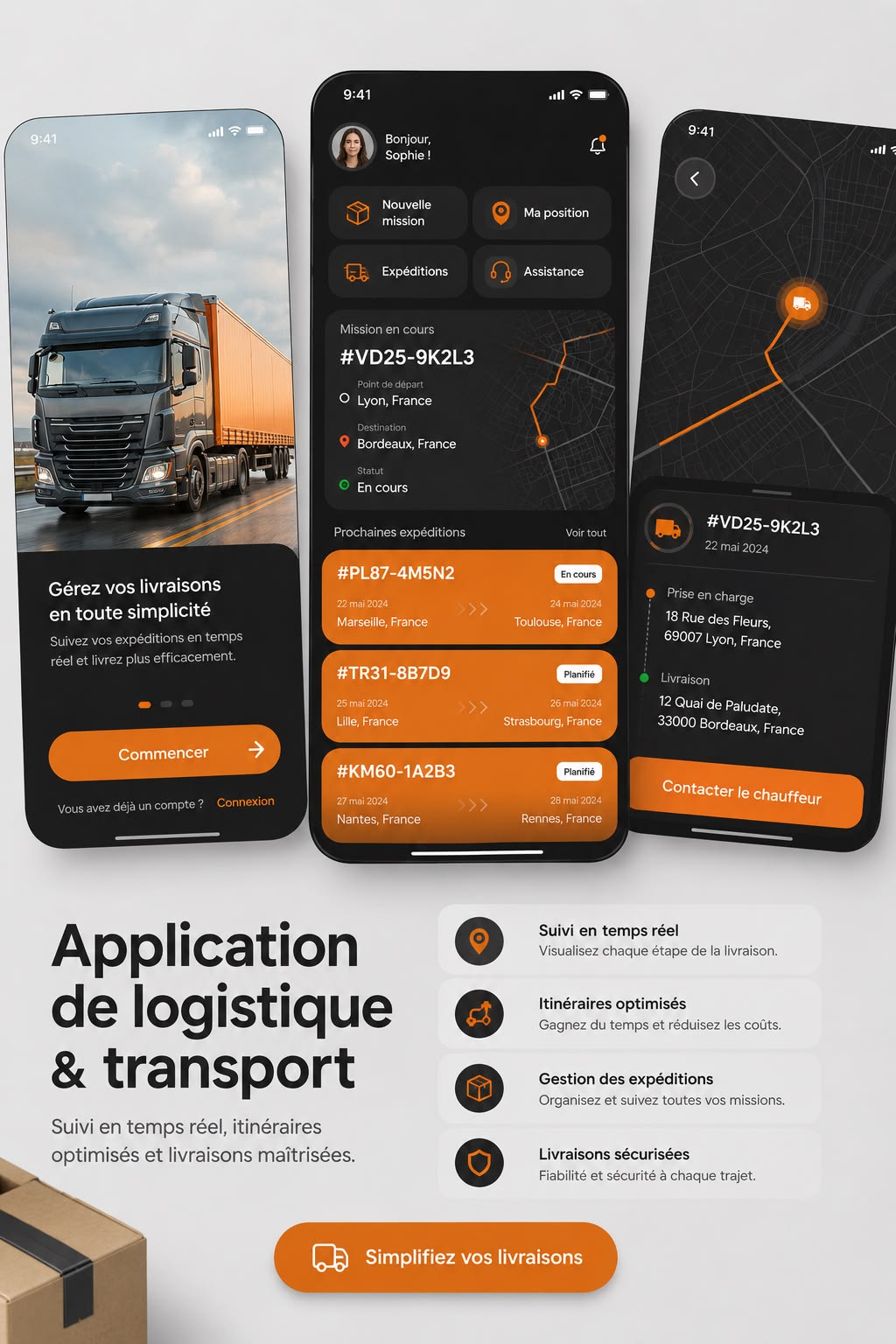 Mobile tracking preview